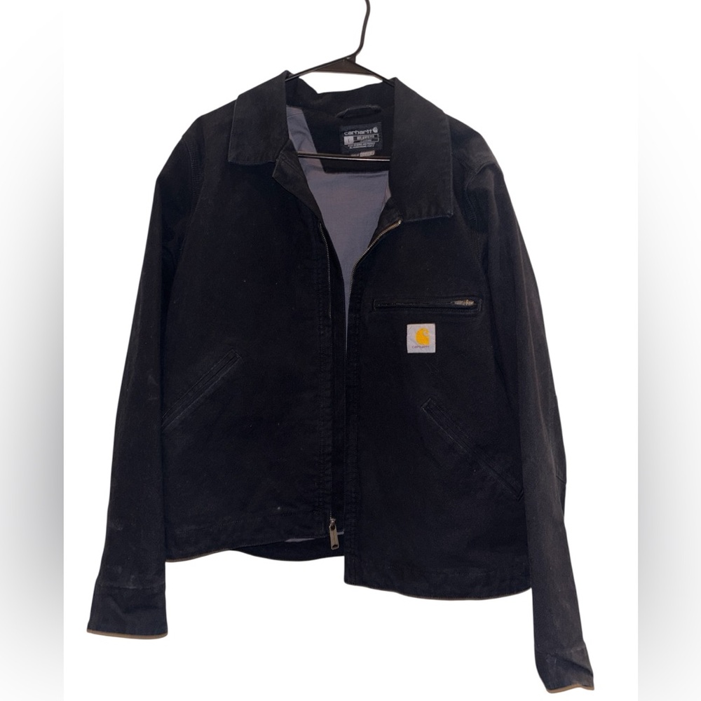 Carhartt Black Lightweight Shirt Jacket Casual Workwear